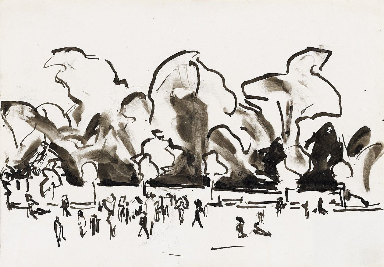 Fantastisk park af Ernst Ludwig Kirchner