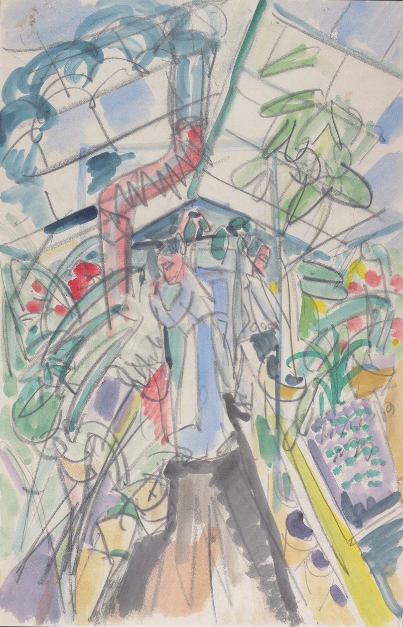 I drivhuset af Ernst Ludwig Kirchner