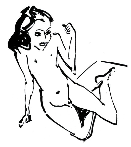 Lille Fränzi af Ernst Ludwig Kirchner