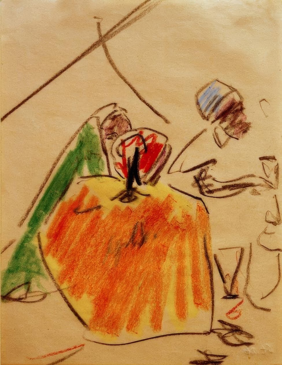 marokkansk af Ernst Ludwig Kirchner