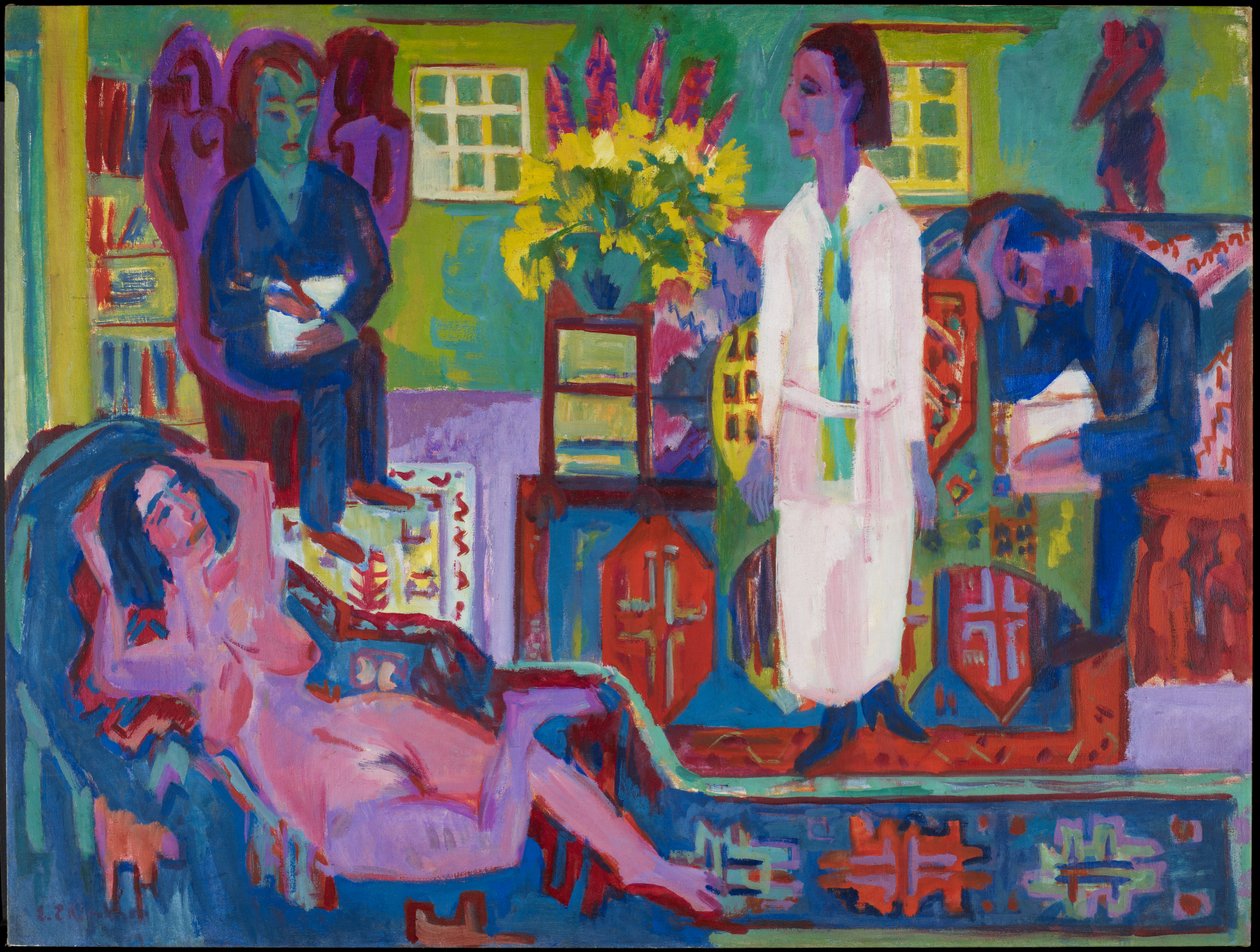 Moderne Bøhmen, 1924 af Ernst Ludwig Kirchner