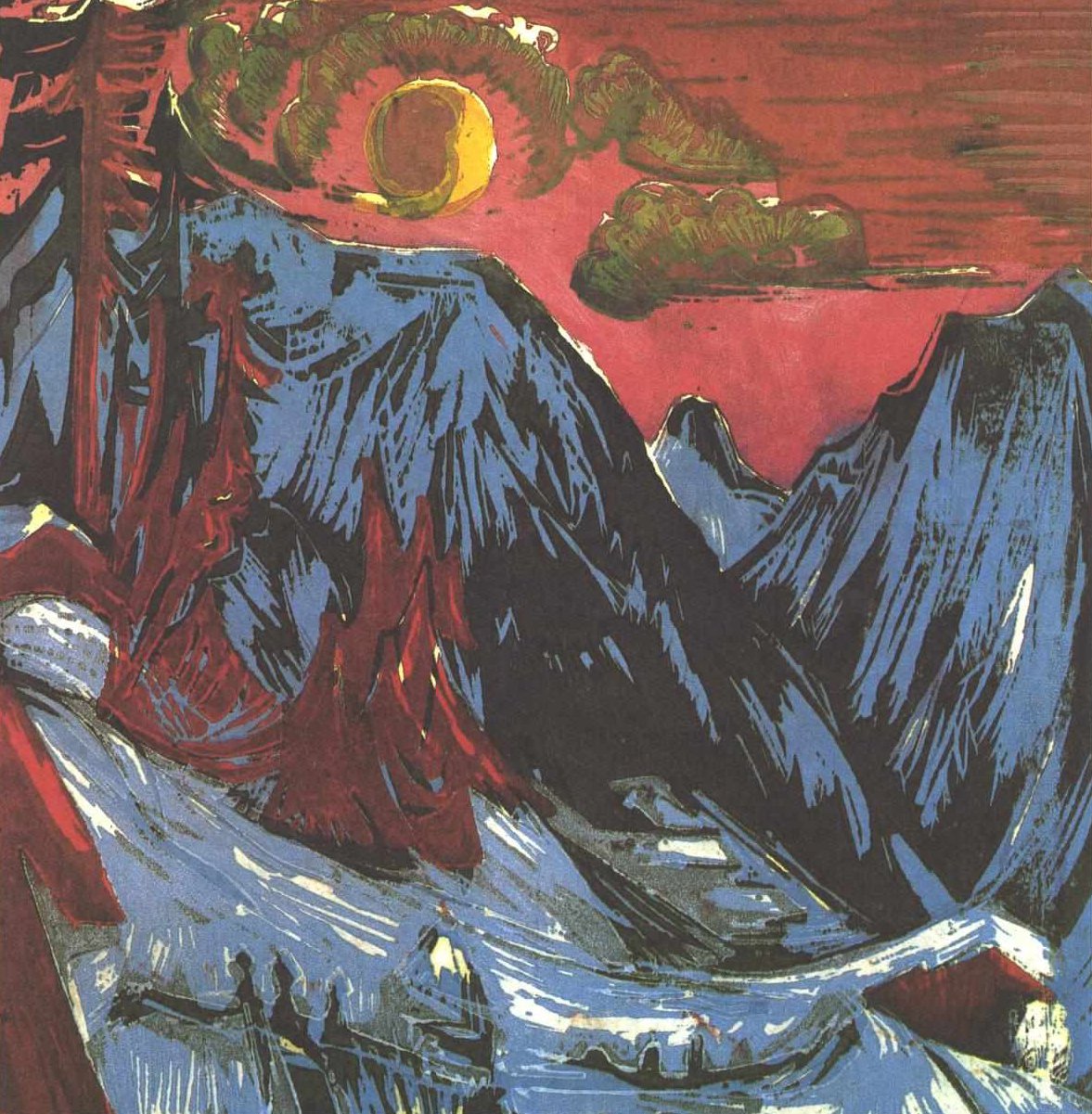 Måneskinsnat af Ernst Ludwig Kirchner
