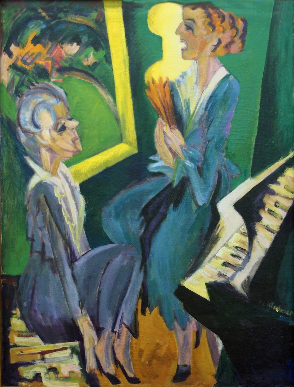 Musiklokale af Ernst Ludwig Kirchner