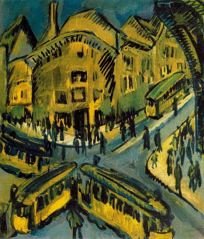 Nollendorfplatz af Ernst Ludwig Kirchner