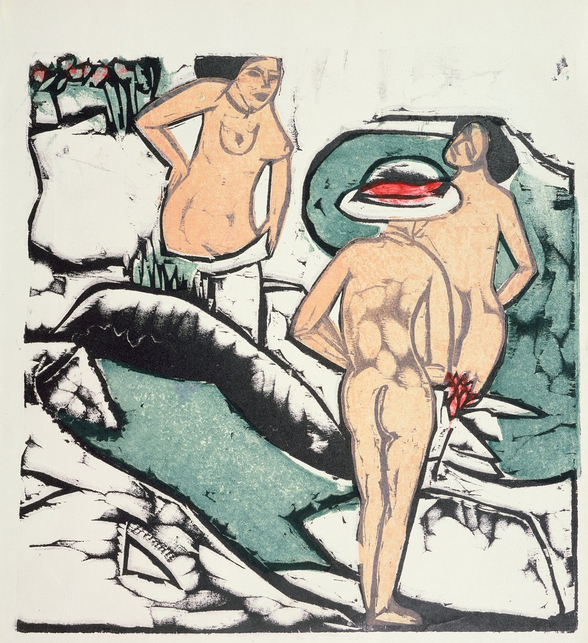 Nøgne kvinder af Ernst Ludwig Kirchner