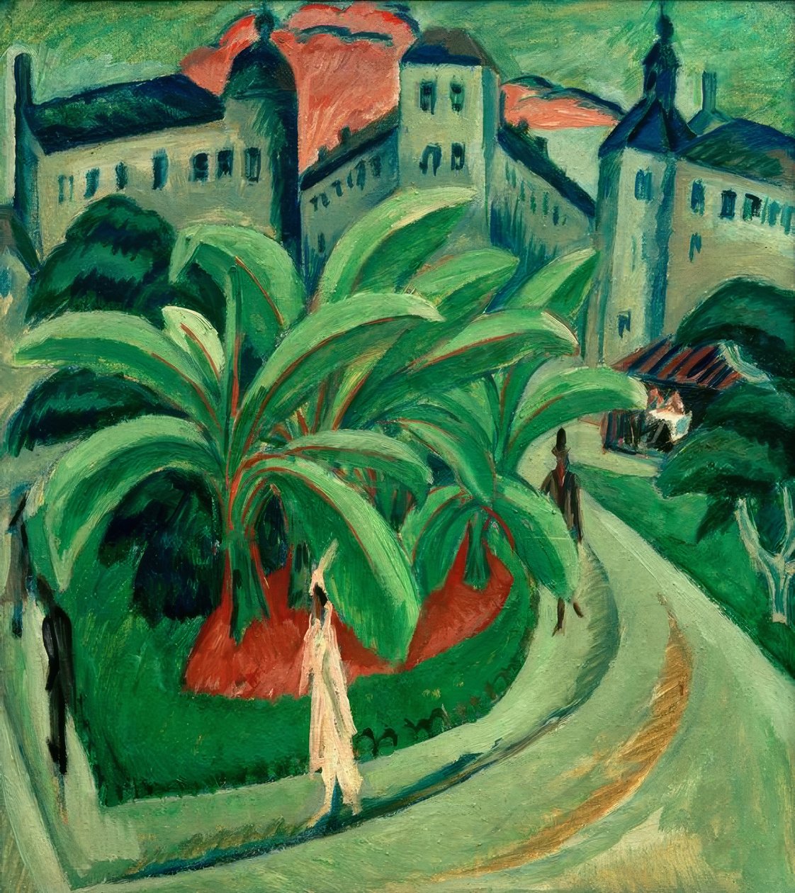 Plads i hallen af Ernst Ludwig Kirchner