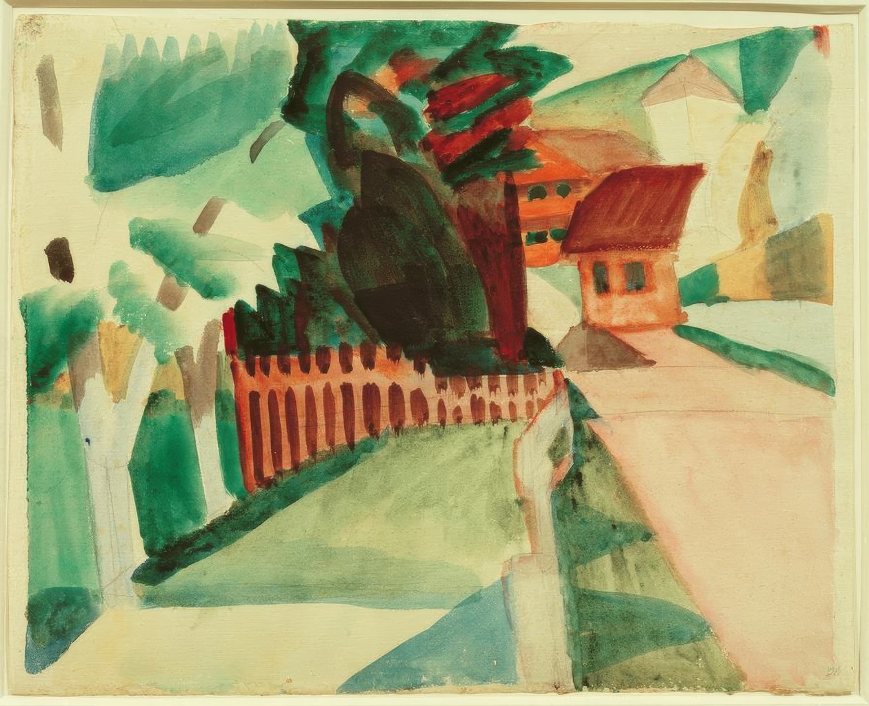 Portræt Otto Mueller af Ernst Ludwig Kirchner
