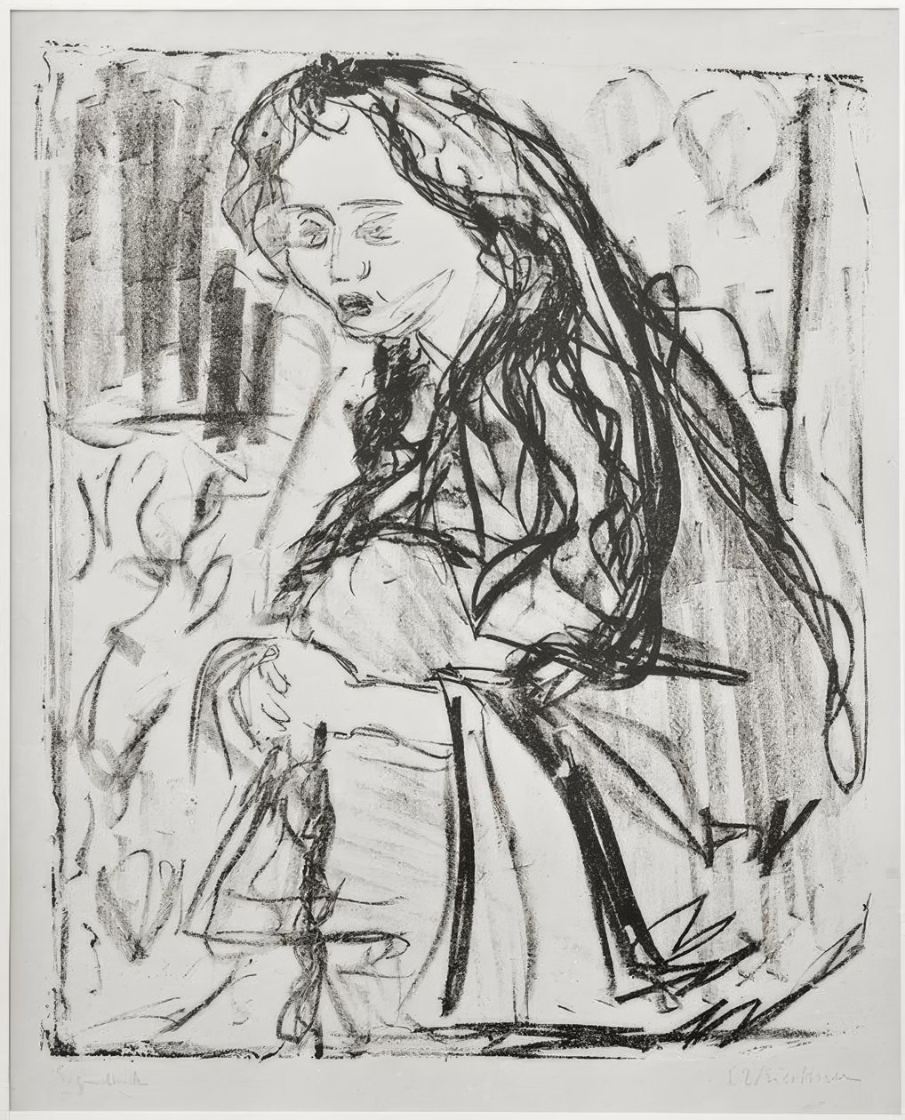 Ruth im Morphiumtraum af Ernst Ludwig Kirchner
