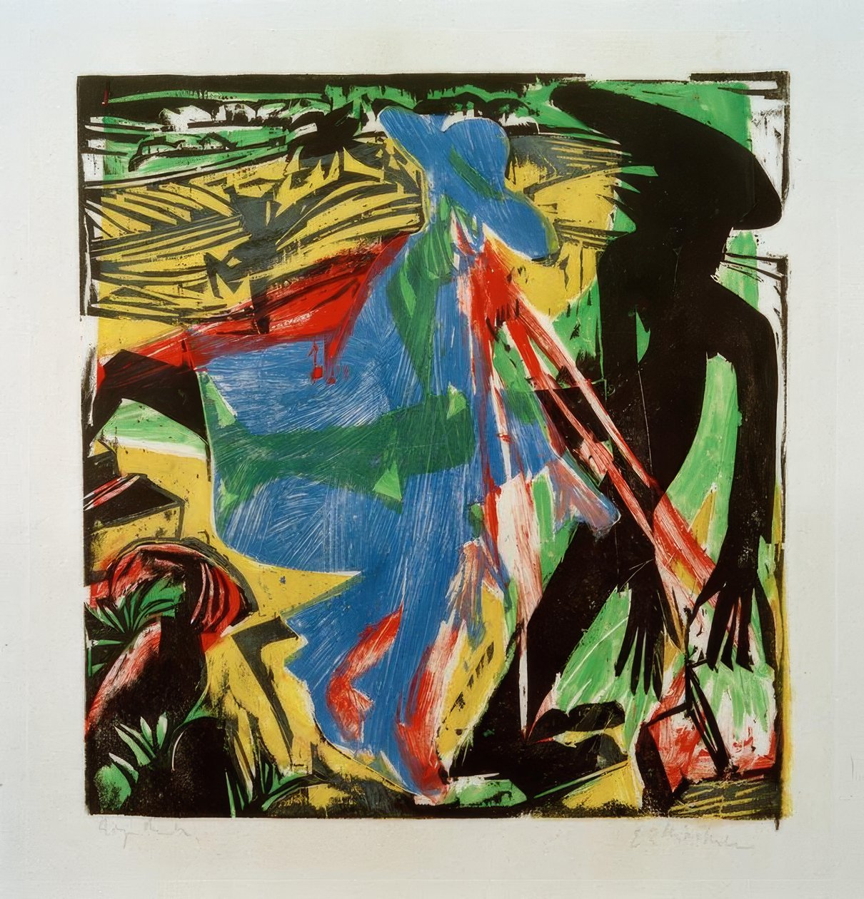 Schlemihls møde med skyggen af Ernst Ludwig Kirchner