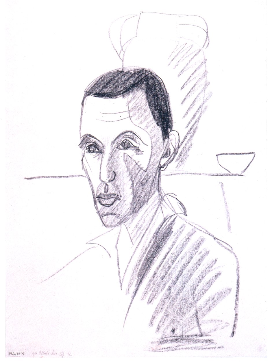 Selvportræt af Ernst Ludwig Kirchner