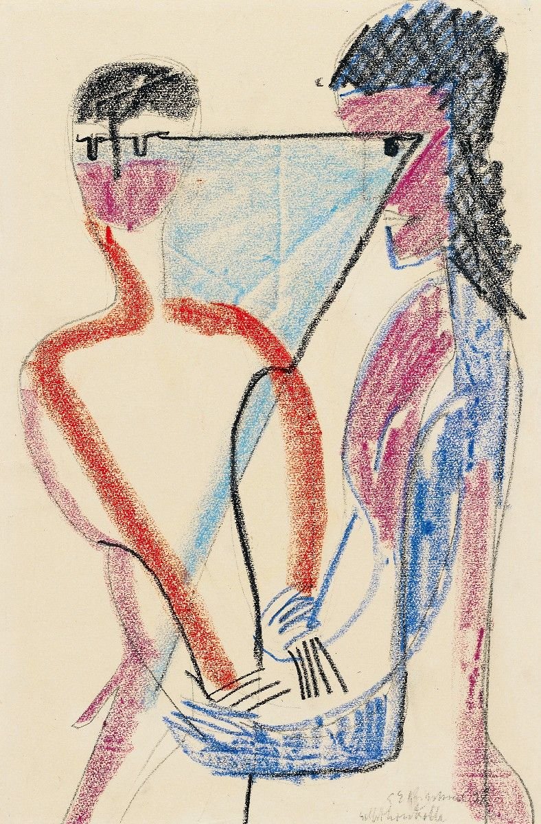 Selvkontrol af Ernst Ludwig Kirchner