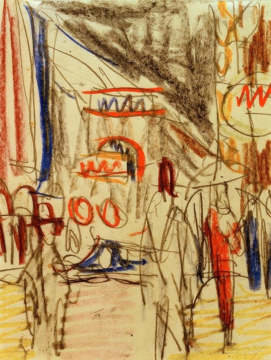 Gadebillede af Ernst Ludwig Kirchner