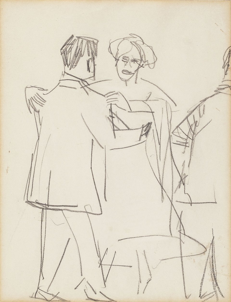 DANSEPAR af Ernst Ludwig Kirchner