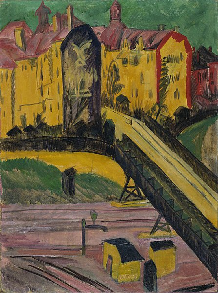Udsigt fra vinduet af Ernst Ludwig Kirchner