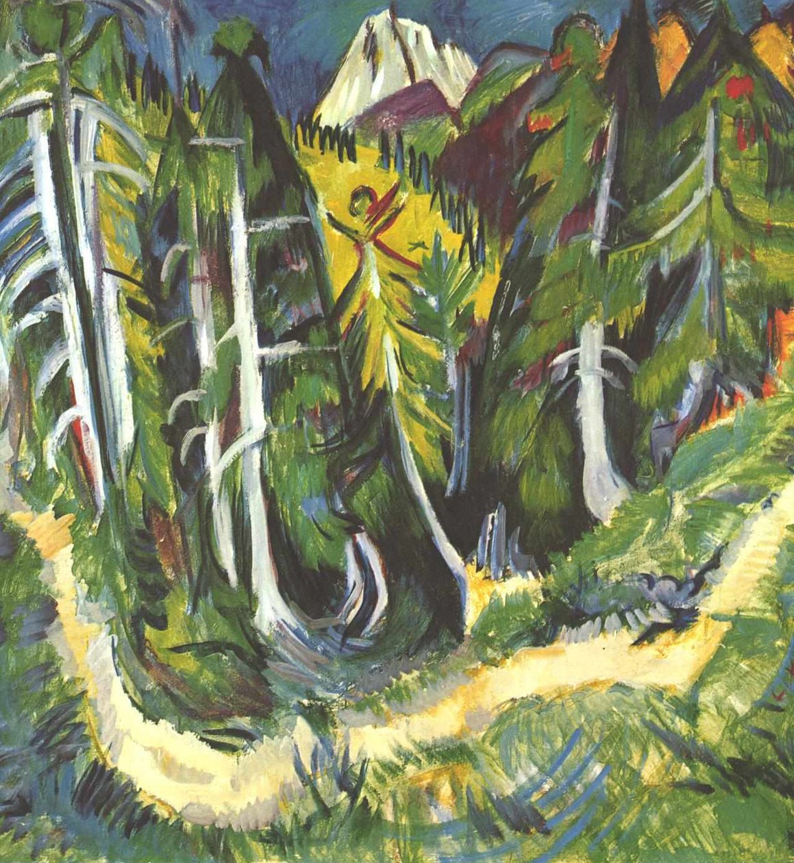 Waldschlucht af Ernst Ludwig Kirchner