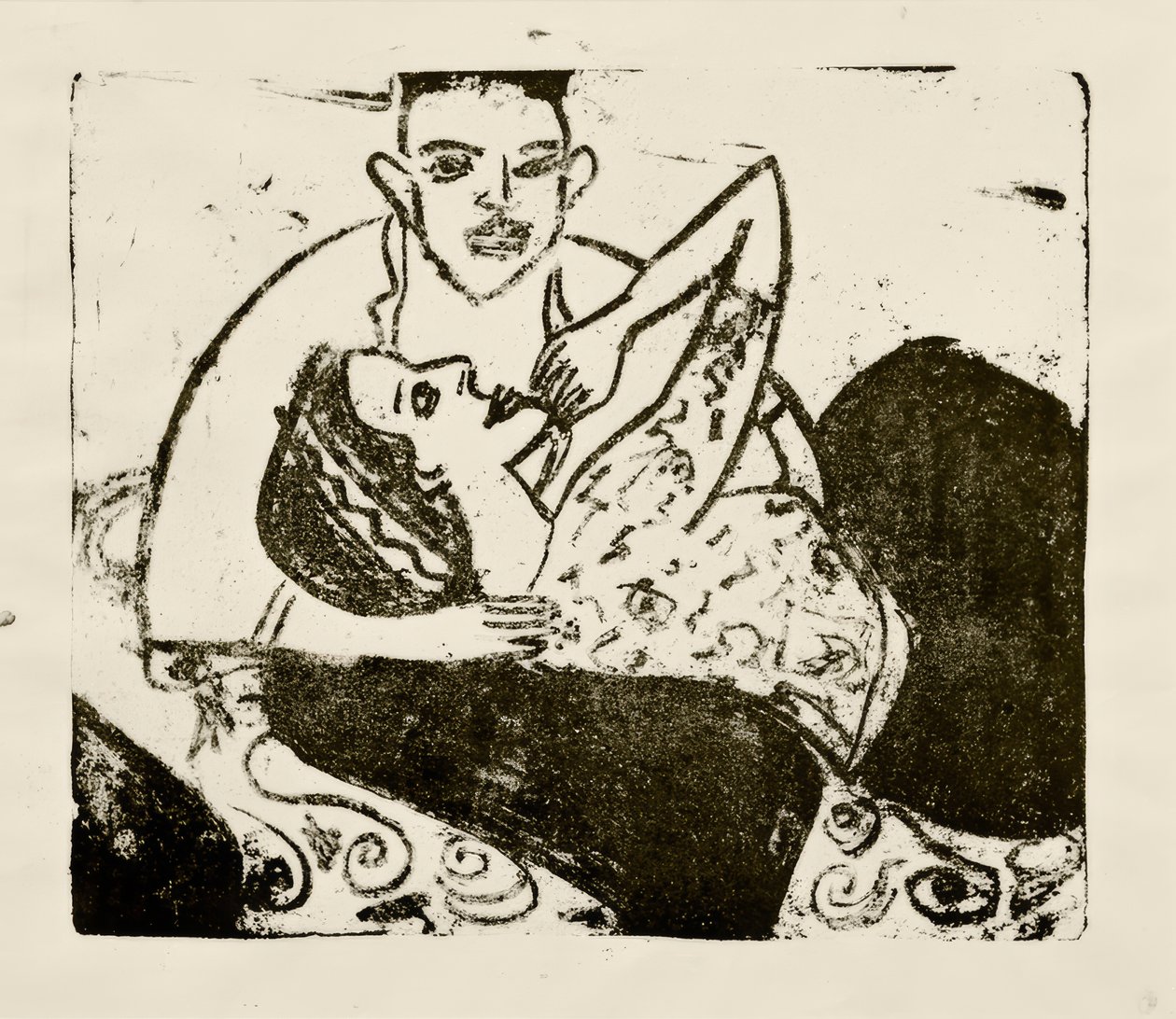 Reklame pige af Ernst Ludwig Kirchner