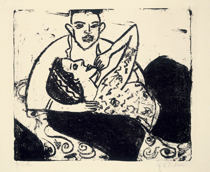 Reklamepige af Ernst Ludwig Kirchner