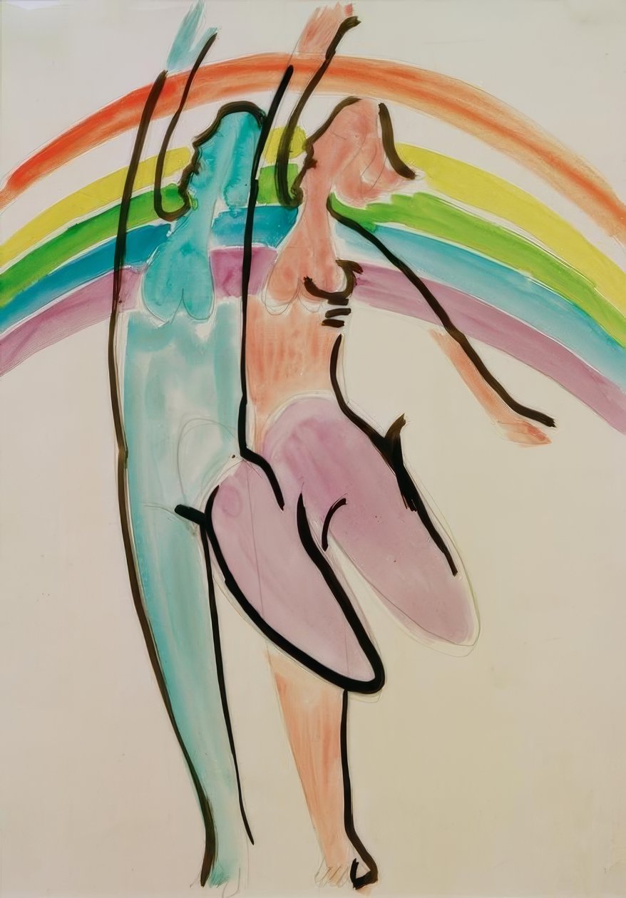 To dansere af Ernst Ludwig Kirchner