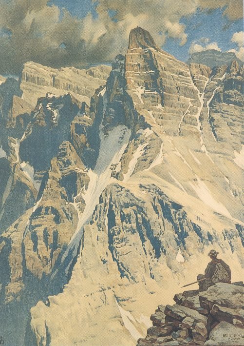 Kaltwasserkarspitze i Karwendel af Ernst Platz