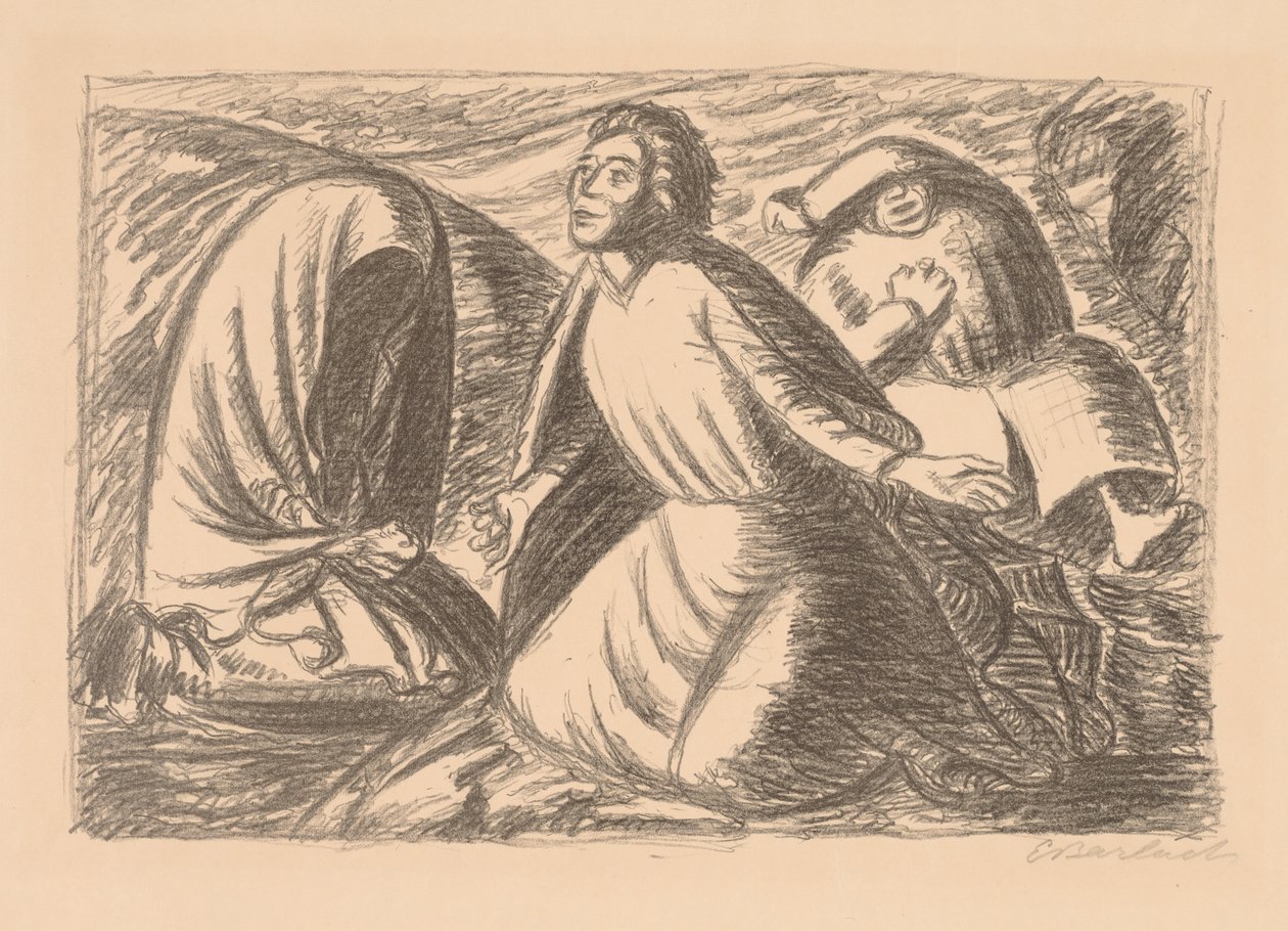 Håb og Fortvivlelse II af Ernst Barlach