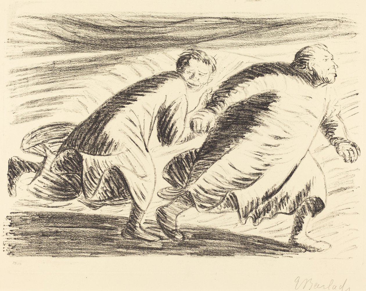 De flygtninge af Ernst Barlach