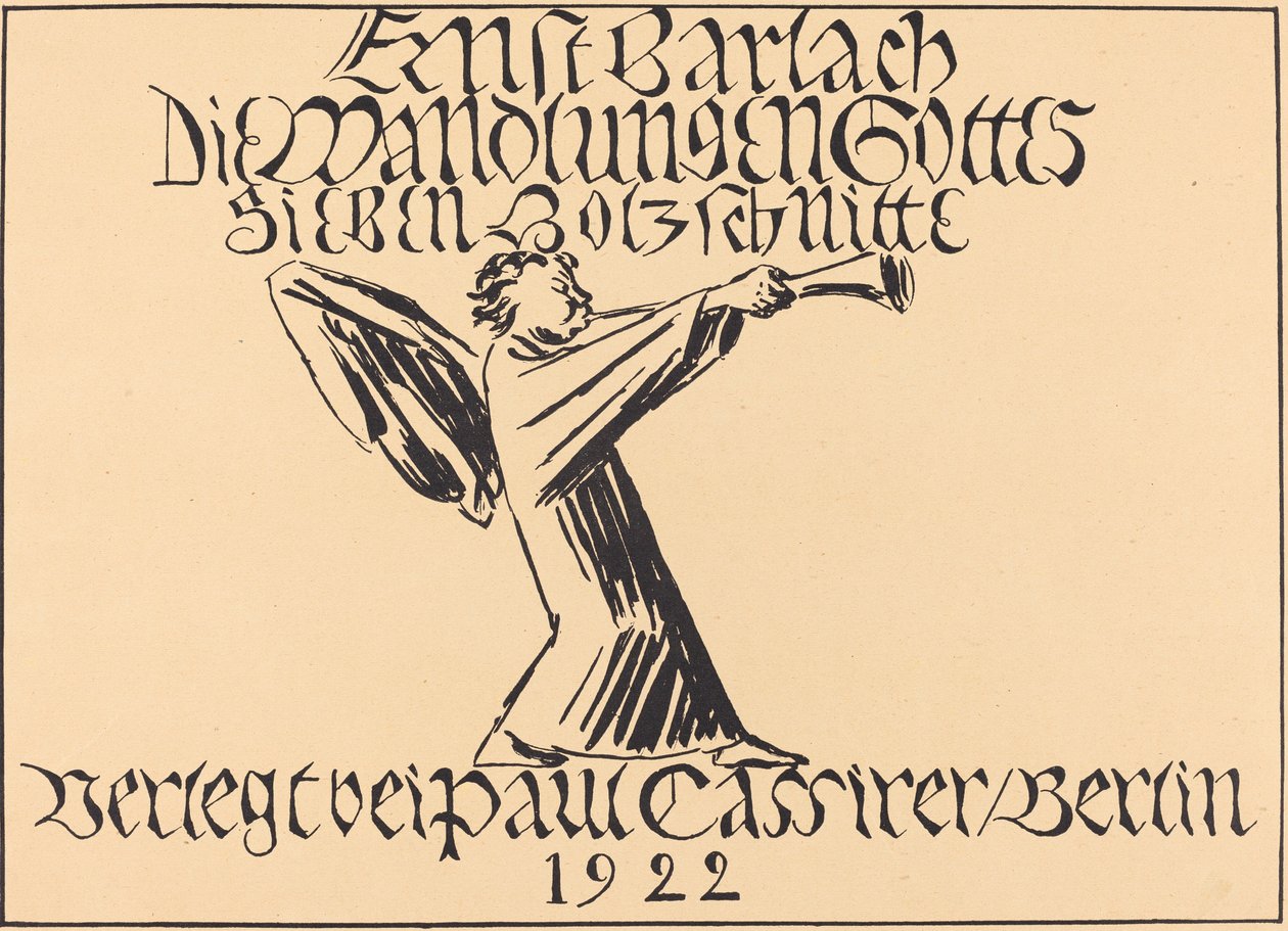 Titelblad, formentlig 1920. af Ernst Barlach