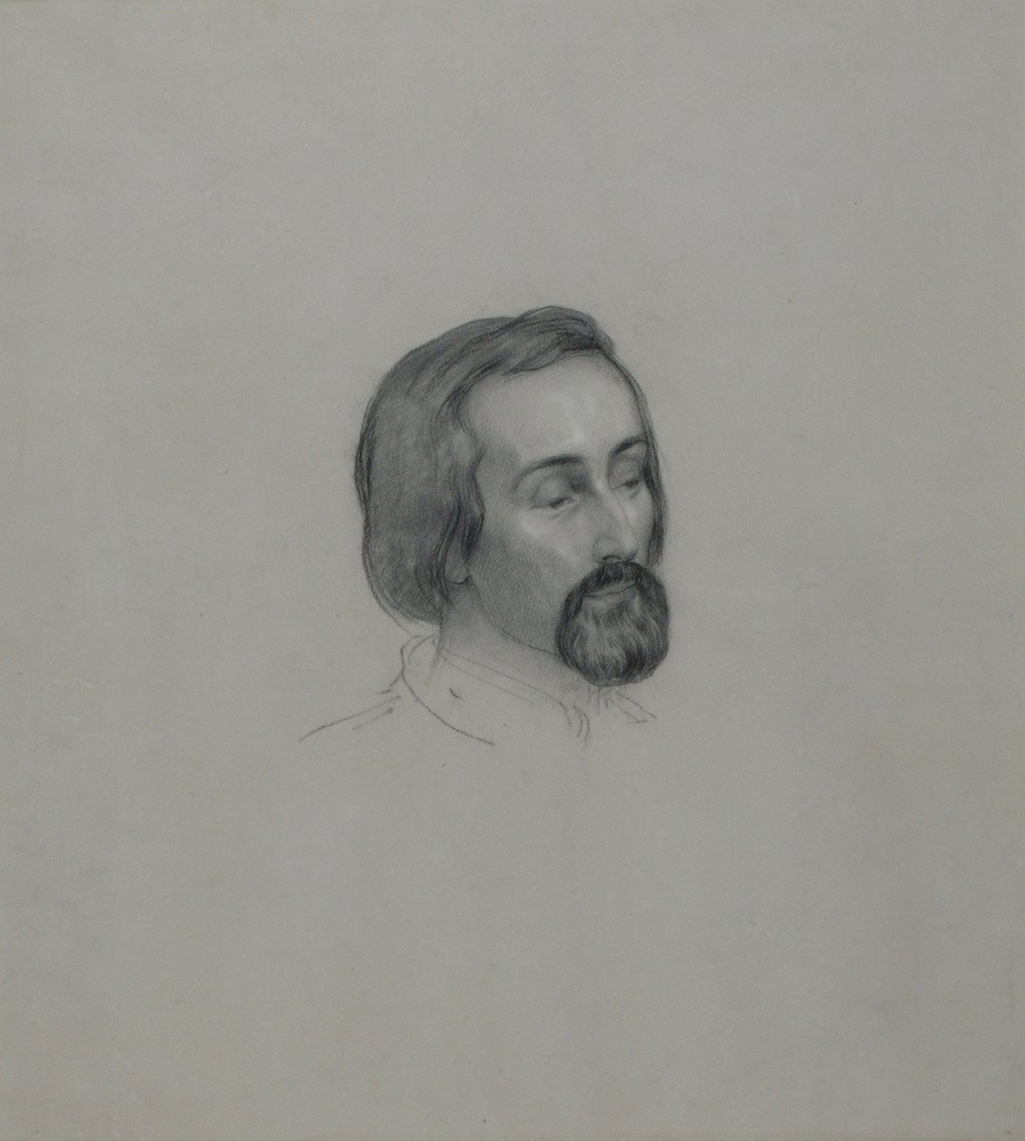 Portræt af digteren Heinrich Heine 1797-1856, 1851 af Ernst Benedikt Kietz