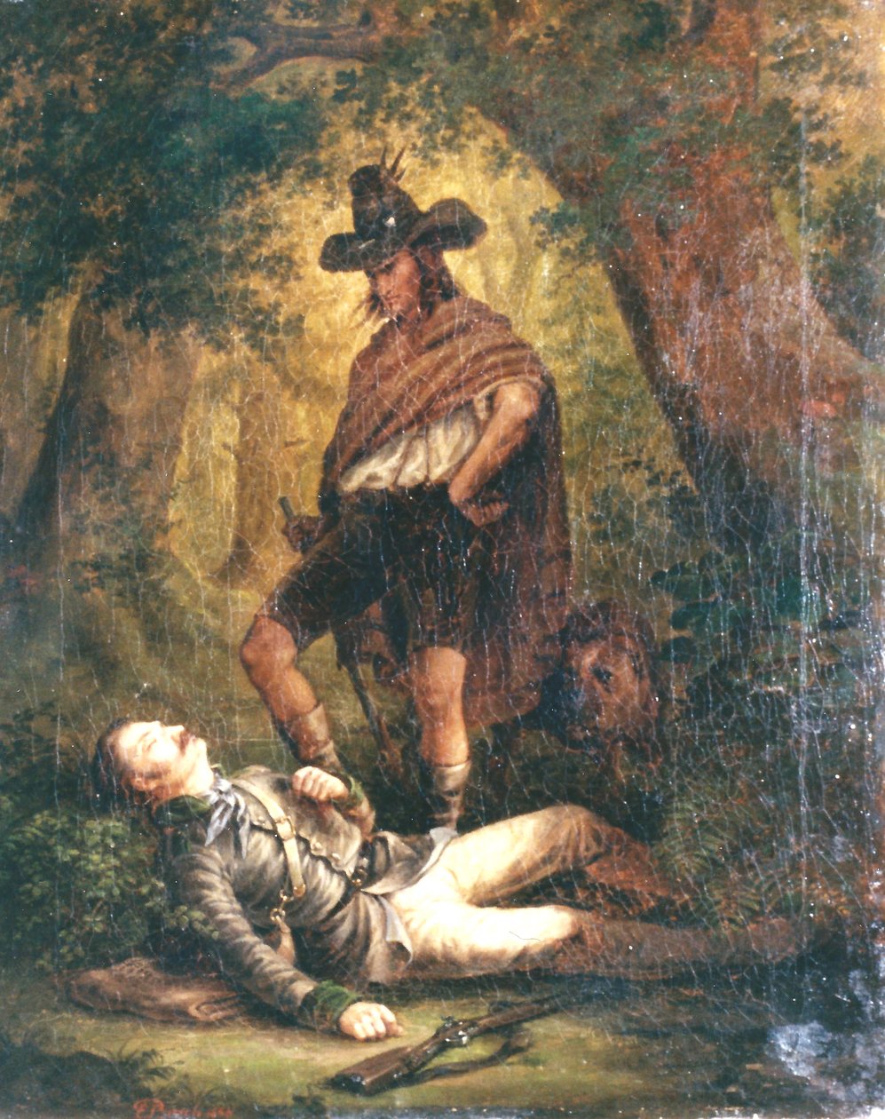 1852 - Den skudte skovfoged, red. af Ernst Bosch