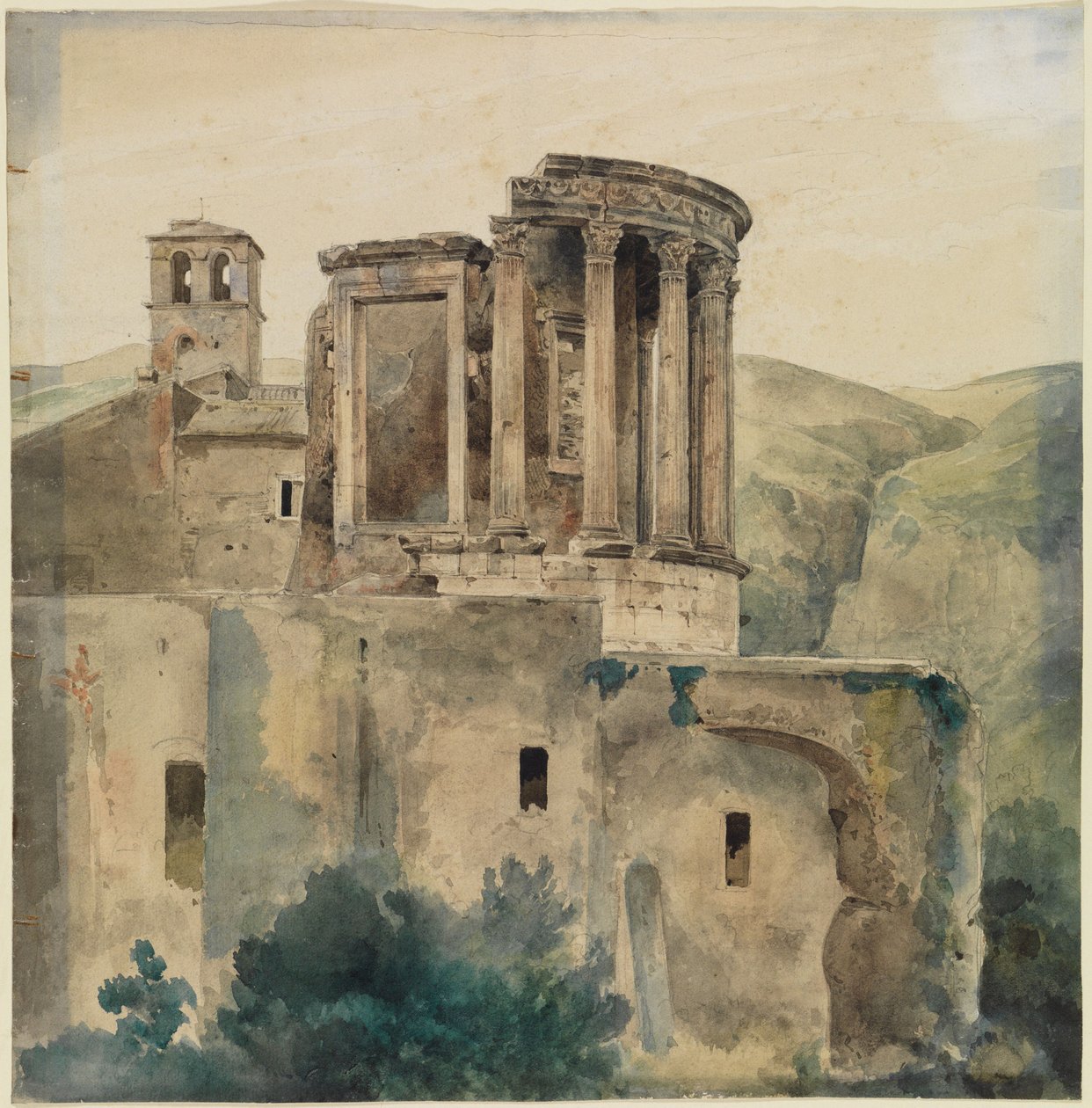Vestas tempel i Tivoli af Ernst Fries