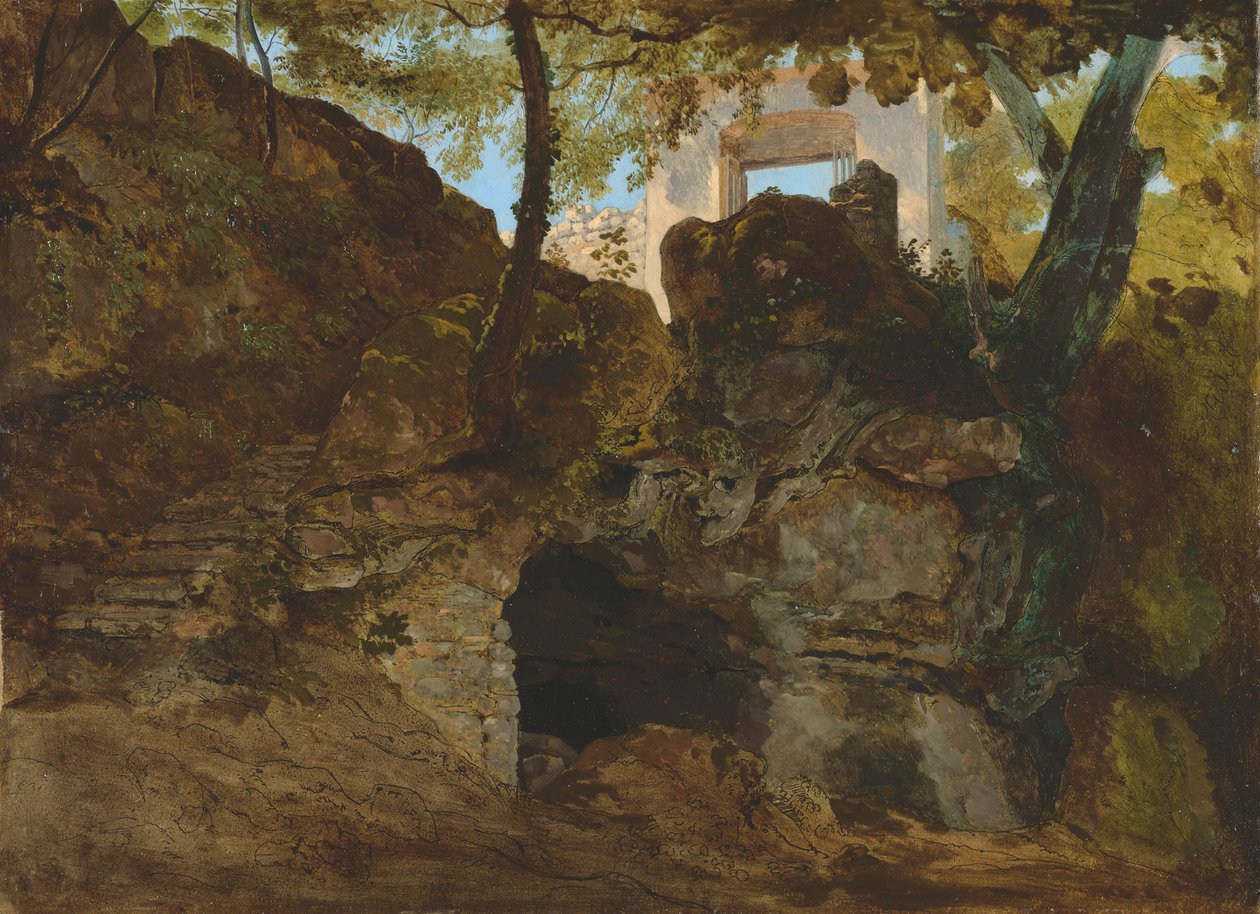 Indgang til Park Chigi i Ariccia af Ernst Fries