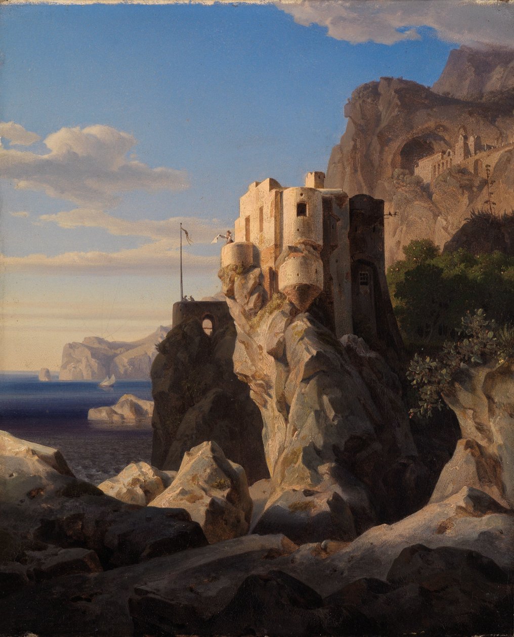 San Francesco ved Amalfi af Ernst Fries