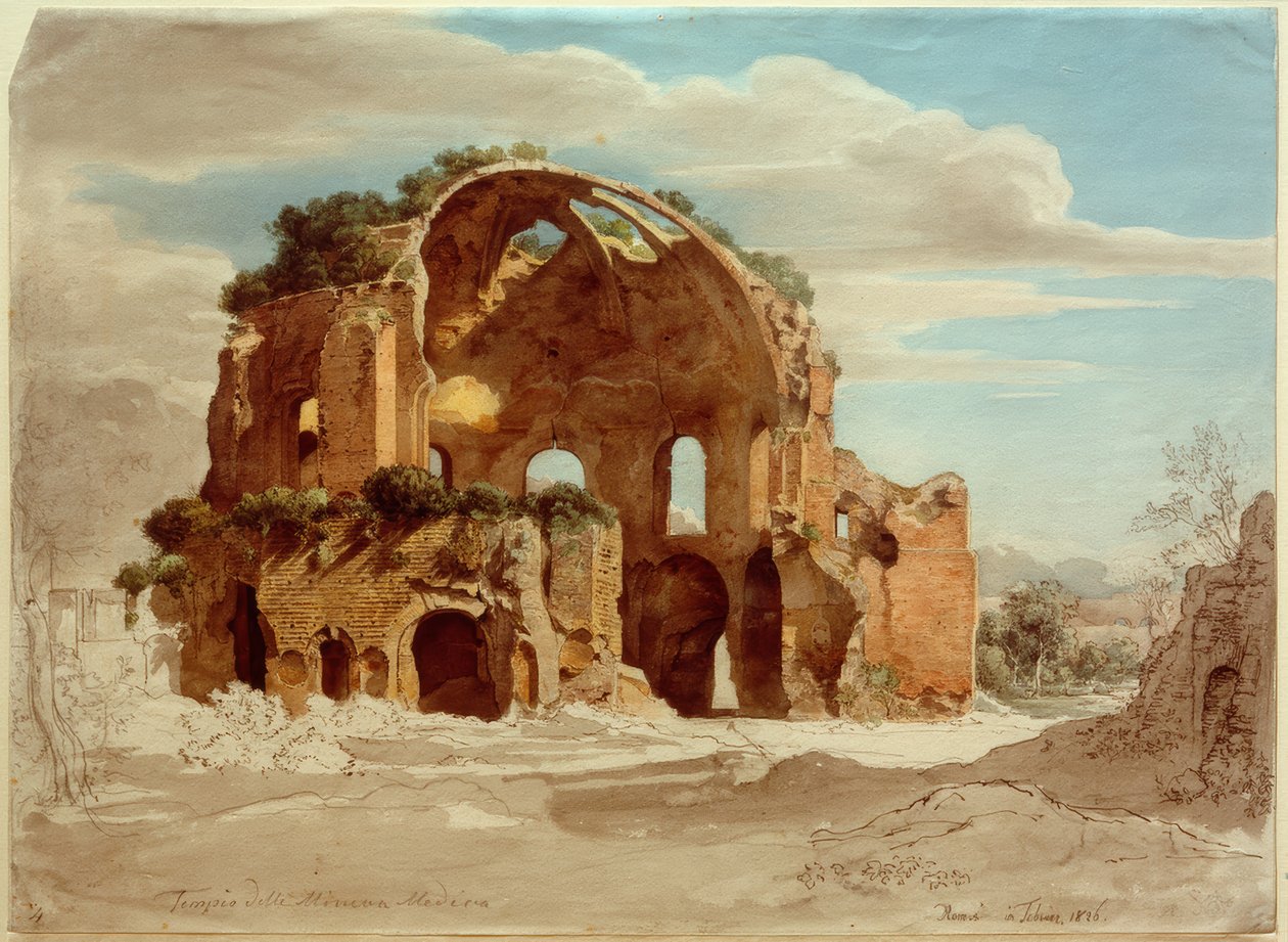 Tempel for Minerva Medici af Ernst Fries