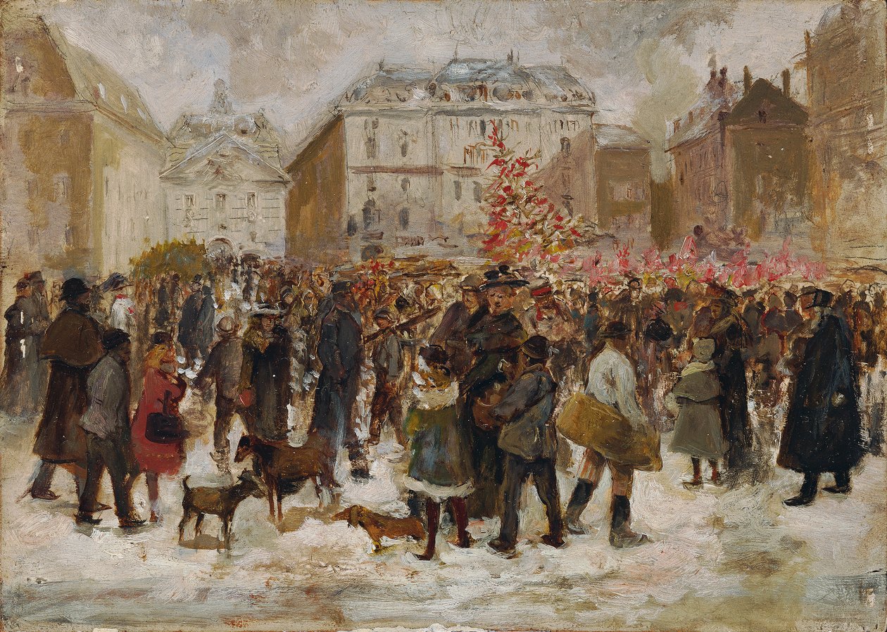 Julemarked ved hoffet i Wien af Ernst Juch