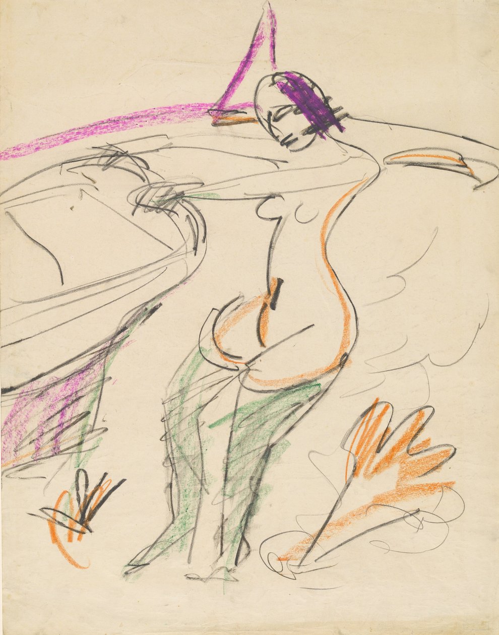 Bader, 19121913. af Ernst Ludwig Kirchner