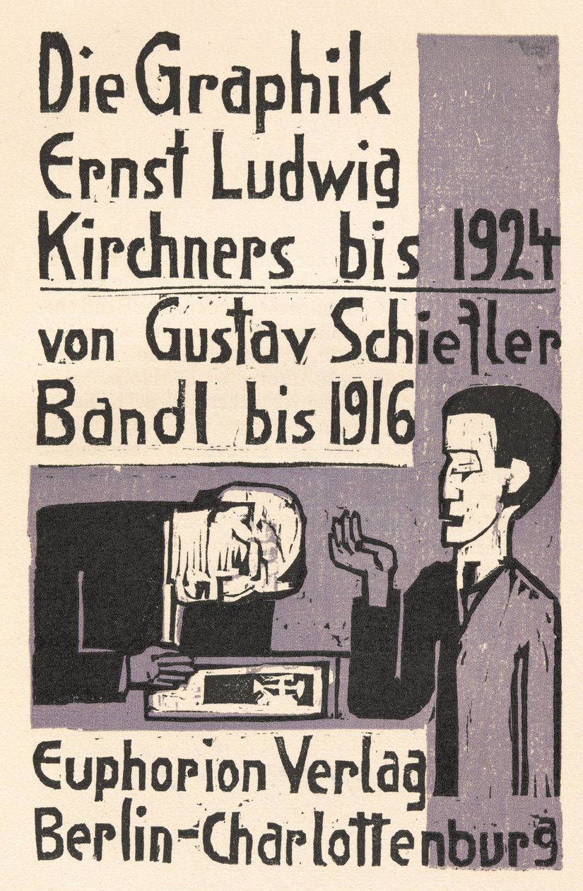 Grafikken af ​​Ernst Ludwig Kirchner frem til 1924 fra Gustav Schiefler bind I til 1916..., 1926. af Ernst Ludwig Kirchner
