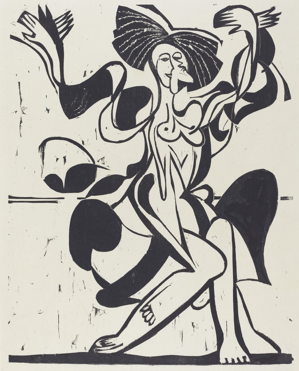 Mary Wigmans dans, 1933. af Ernst Ludwig Kirchner