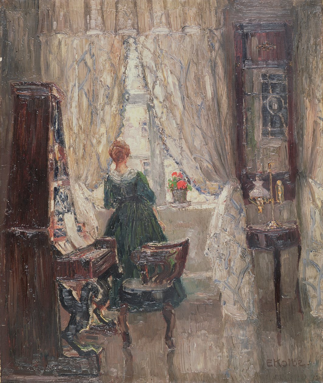 I Salonen, c.1910 af Ernst Kolbe