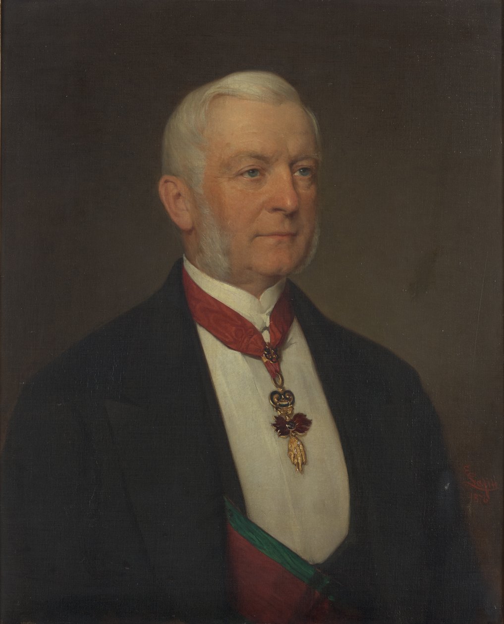 Politikeren Karl Wilhelm Philipp Prins Auersperg af Ernst Lafite