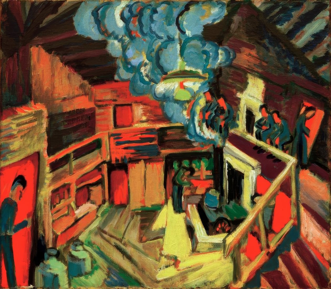 Gammel mejerihytte af Ernst Ludwig Kirchner