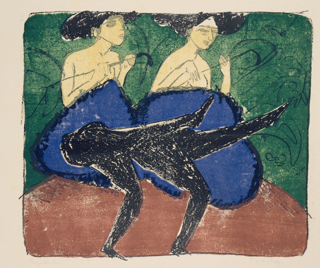 Amerikanske piger af Ernst Ludwig Kirchner