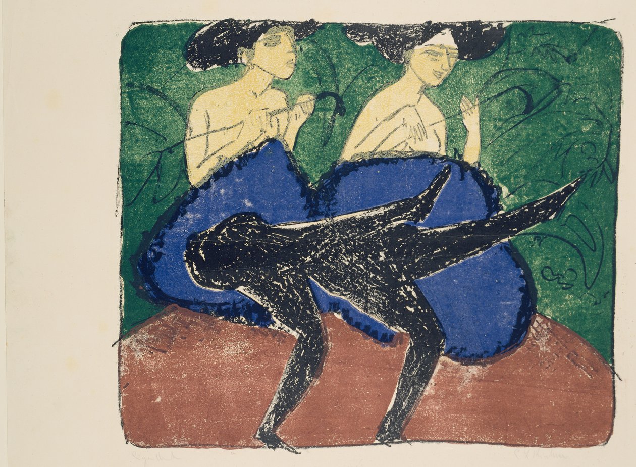 Amerikanske piger af Ernst Ludwig Kirchner