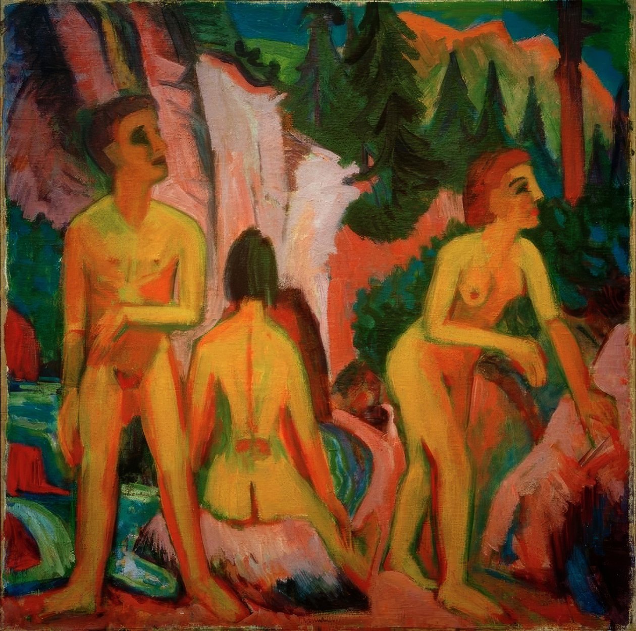 Badende af Ernst Ludwig Kirchner