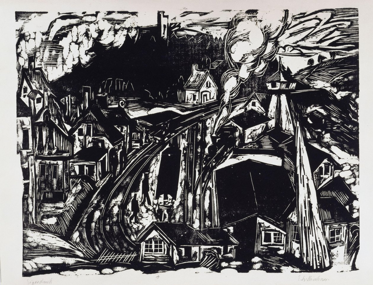Königstein im Taunus station af Ernst Ludwig Kirchner