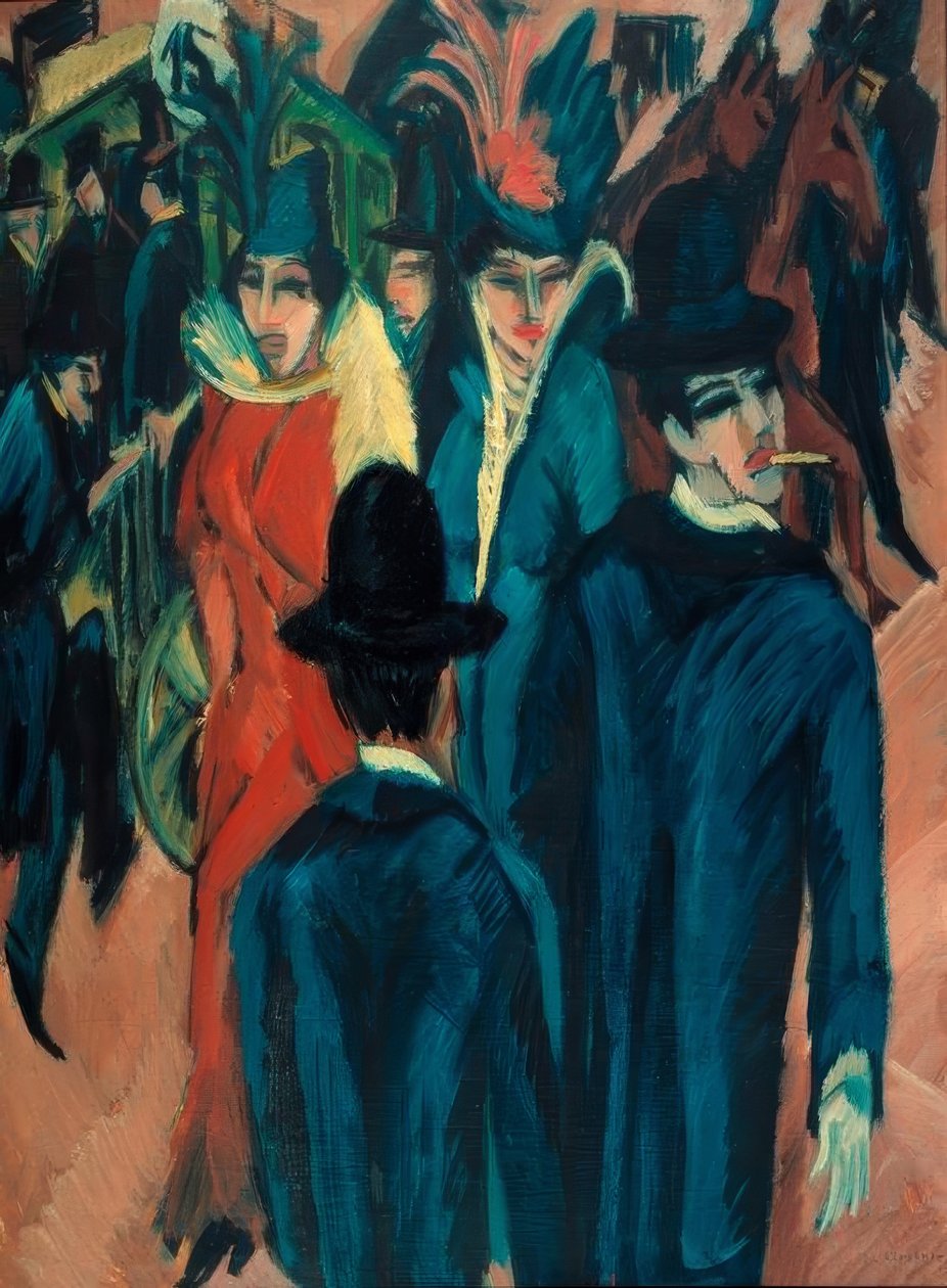 Berlin gadebillede af Ernst Ludwig Kirchner
