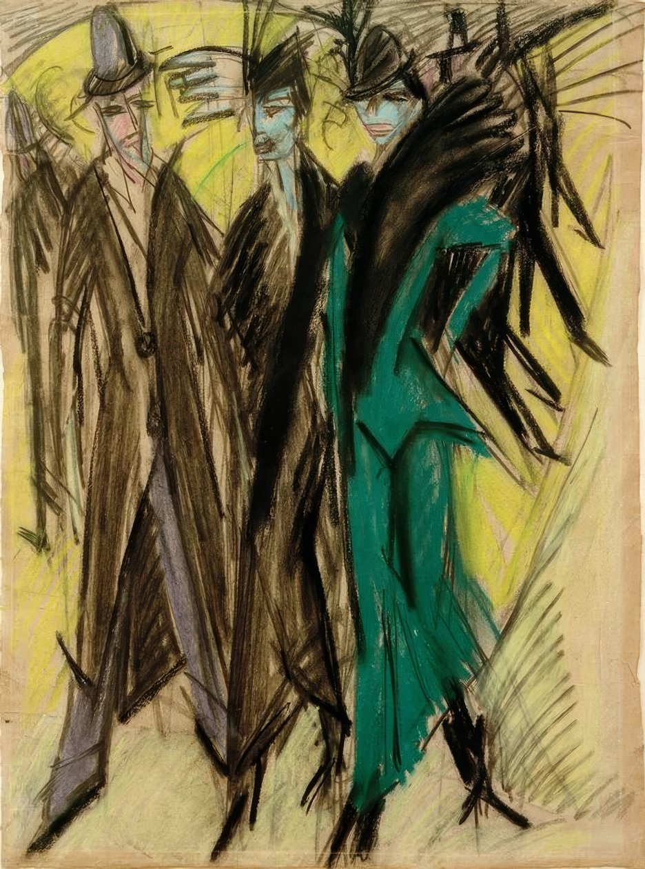 Berlin gadebillede af Ernst Ludwig Kirchner