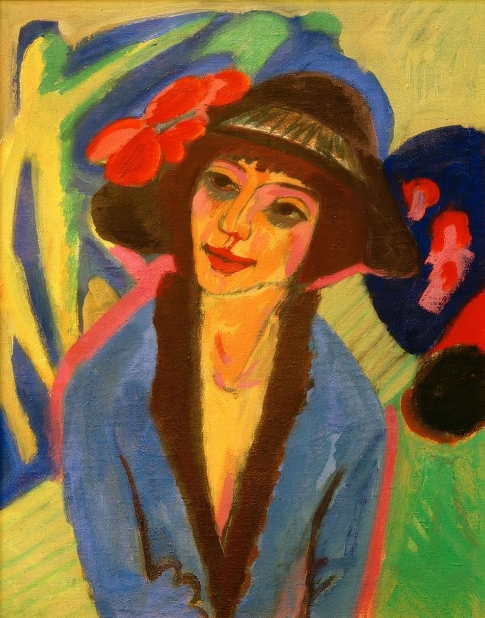 Portræt af Gerda af Ernst Ludwig Kirchner