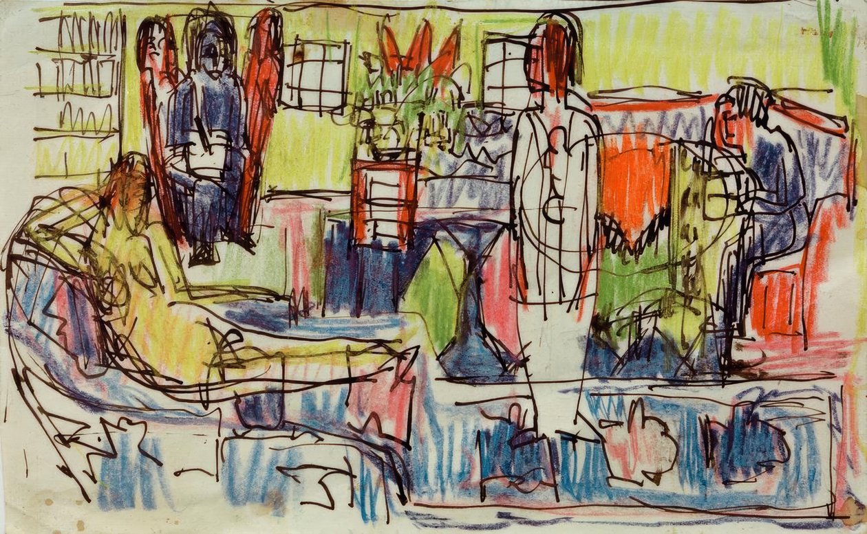 Moderne boheme af Ernst Ludwig Kirchner
