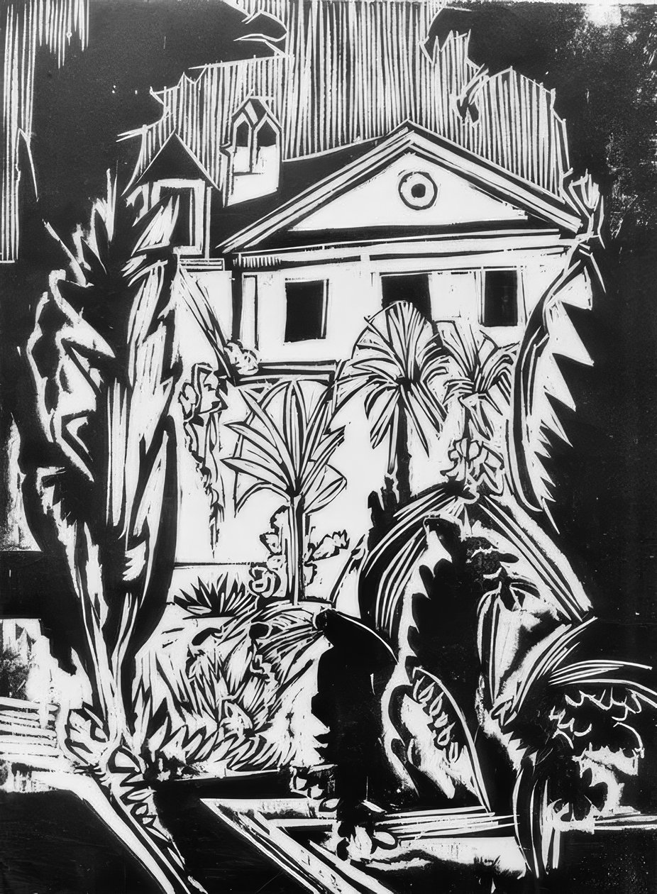 Botanisk Have (Jena) af Ernst Ludwig Kirchner