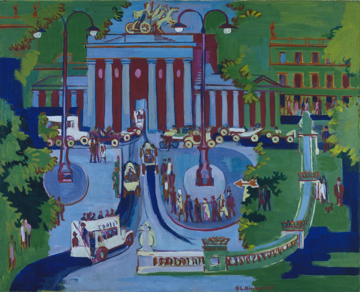 Brandenburger Tor af Ernst Ludwig Kirchner