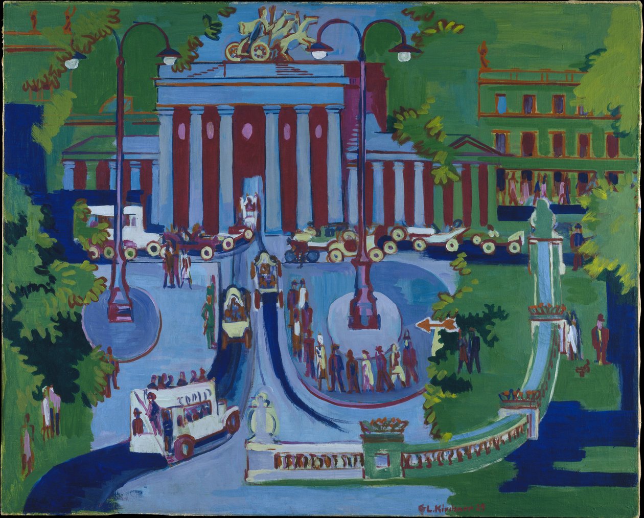 Brandenburger Tor af Ernst Ludwig Kirchner